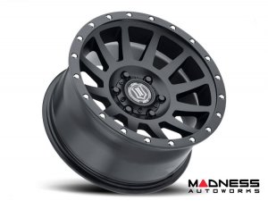 Ford Bronco Custom Wheels (1) - Compression - Satin Black - 17 X 8.5 / 6 x 5.5 / 0 / 4.75" - Icon 